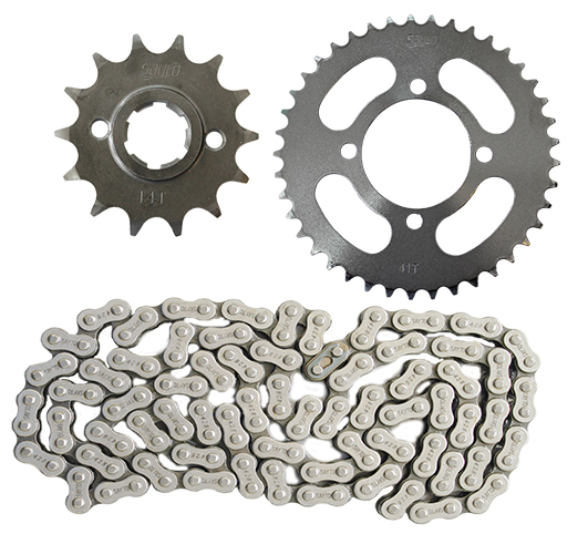 KIT DE SPROCKET FT125 38*15 428HX102L