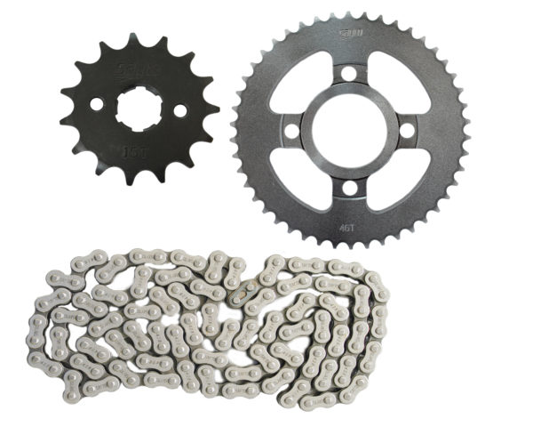 KIT DE SPROCKET DM200 46*15 428HX136L