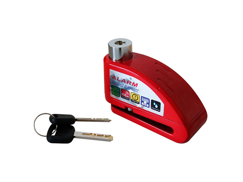 CANDADO DE ALARMA PARA DISCO DE FRENO IR-31 5.5MM ROJO