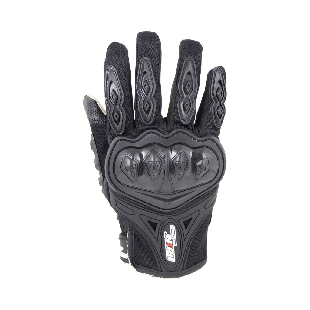 GUANTE P/MOTOCICLISTA IR TACTIL TOUCH NEGRO L