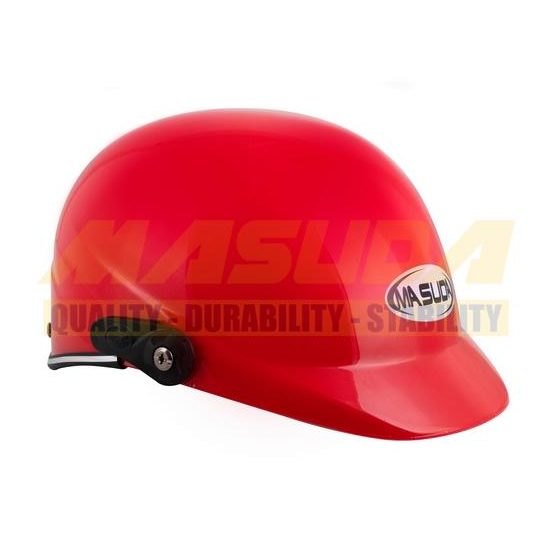 CASCO 1/2 CACHUCHA ABS DE ALTO IMPACTO CALIDAD ISO MSD-299 ROJO