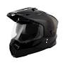 CASCO CROSS DOT NEGRO BRILLO M