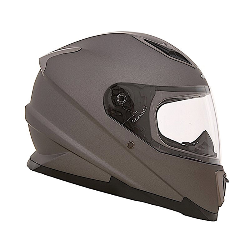 CASCO CERRADO DOT IR-5051 TITANIUM GRIS L