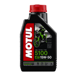 ACEITE MOTUL 5100 15W50 4T SEMISINTETICO