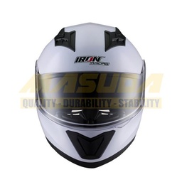 CASCO ABATIBLE DOBLE MICA LEDS KING BLANCO L