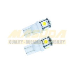 FOCO LED DE PELLIZCO T10/T13/T15 12V SISTEMA SMD ULTRA BRILLANTE LUZ BLANCA